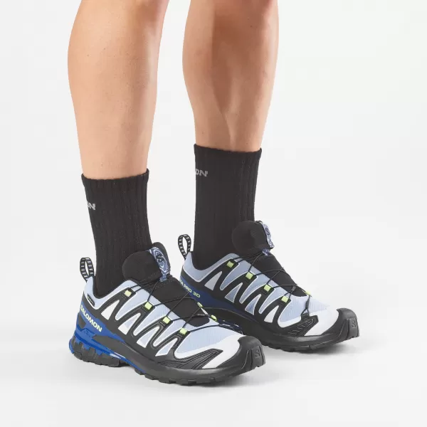  Мъжки обувки SALOMON XA PRO 3D V9 GORE-TEX STORM L45486500 ЧЕРНО/СИНЬО BRUNNERA/СЪРФИРАЙТЕ В МРЕЖАТА 