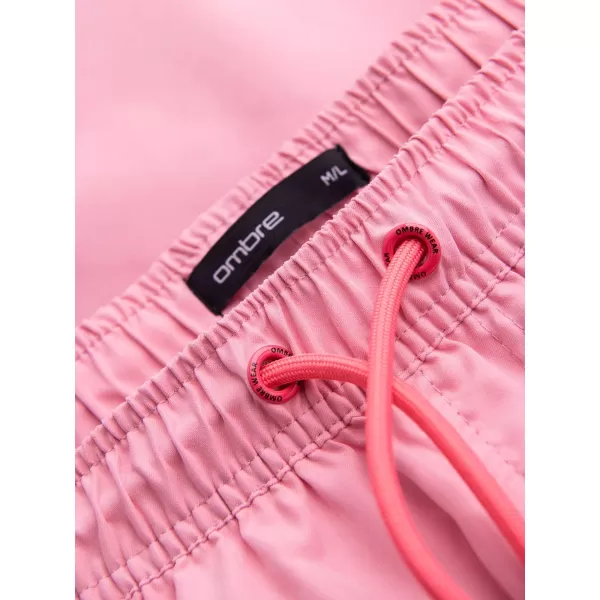  Мъжки шорти OMBRE OM-SRSS-0216 РОЗОВО 