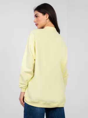 Дамски суичър BASIC FEEL GOOD RV-BL-5185.93P ЯРКО ЖЪЛТО