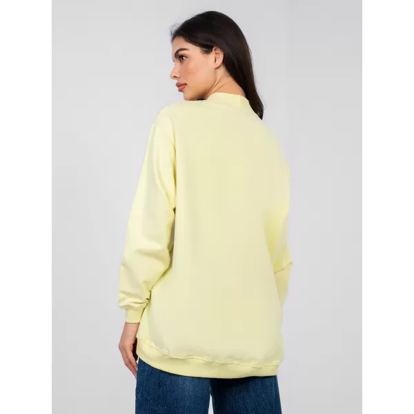  Дамски суичър BASIC FEEL GOOD RV-BL-5185.93P ЯРКО ЖЪЛТО 