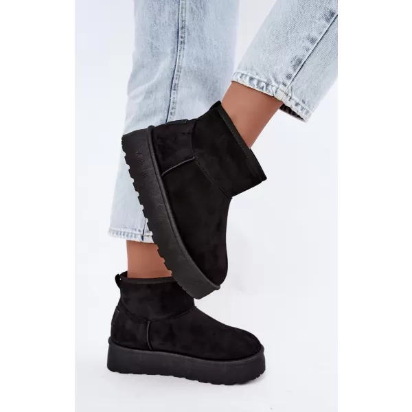  Дамски снежни човеци BIG STAR SHOES UU274222 ЧЕРЕН 