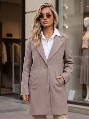 Дамско палто DSTREET NY0815 ФАНГО
