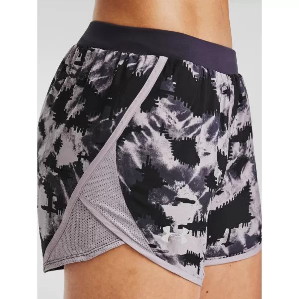  Дамски шорти UNDER ARMOUR W UA FLY BY 2.0 PRINTED SHORT 1350198-591 ЛИЛАВО 