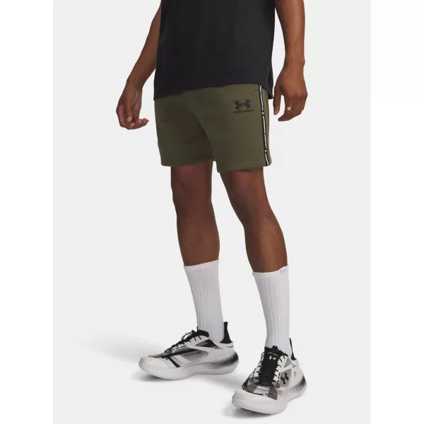  Мъжки шорти UNDER ARMOUR ICON FLEECE SHORT TAPING 1390299-391 ЗЕЛЕНО 