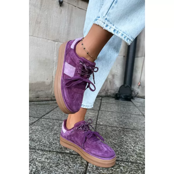  Дамски кецове BIG STAR SHOES UU274772 ЛИЛАВИ СЕНКИ 