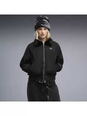 Дамско яке PUMA REVERSIBLE BLOUSON HIGH LOFT LINING JACK 69456601 ПУМА ЧЕРНА