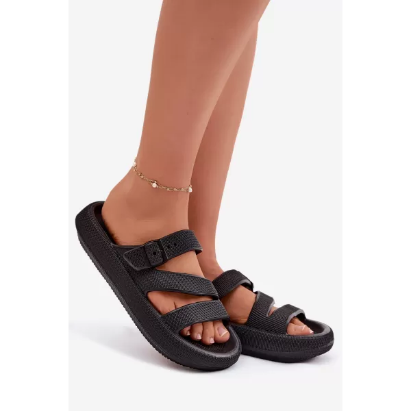  Дамски чехли BIG STAR SHOES TT274A037 ЧЕРЕН 
