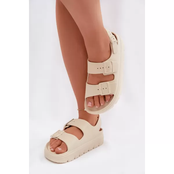  Дамски сандали BIG STAR SHOES TT274A032 БЕЖОВО 