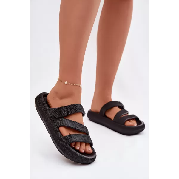  Дамски чехли BIG STAR SHOES TT274A037 ЧЕРЕН 