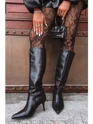 Дамски боти BIG STAR SHOES UU274497 ЧЕРЕН