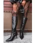 Дамски боти BIG STAR SHOES UU274497 ЧЕРЕН