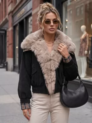 Дамско яке DSTREET TY5842 ЧЕРЕН