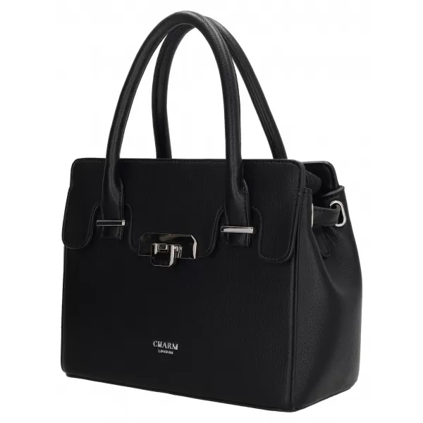  Дамска чанта CHARM LONDON Soho W01436 Black ЧЕРЕН 