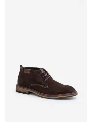 Мъжки обувки BIG STAR SHOES OO174145 КАФЯВО/БЕЖОВО
