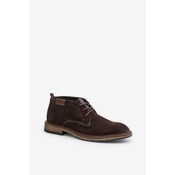  Мъжки обувки BIG STAR SHOES OO174145 КАФЯВО/БЕЖОВО 