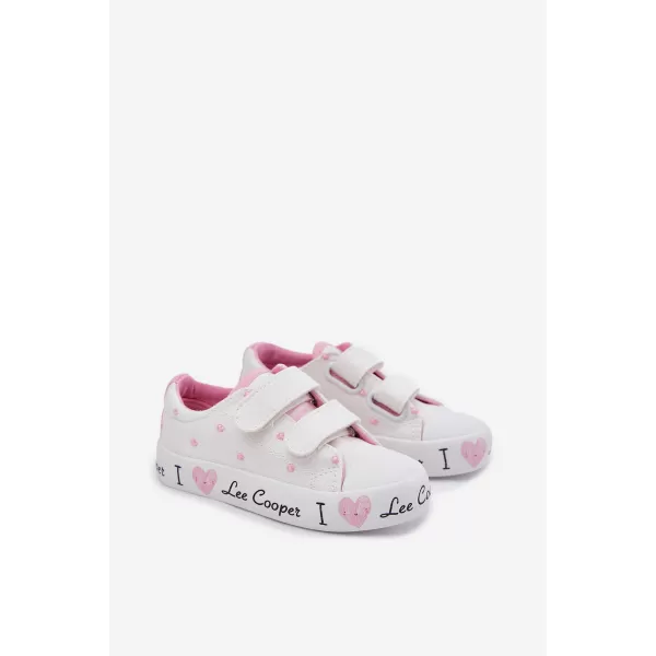  Детски кецове LEE COOPER LCW-25-02-3264K БЯЛО 