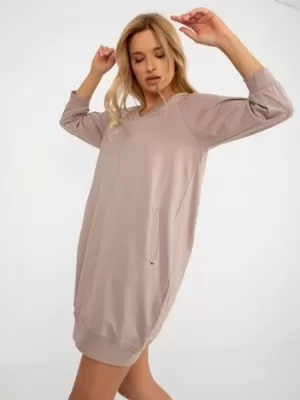 Рокля BASIC FEEL GOOD RV-SK-7203.35P ТЪМНО БЕЖОВО
