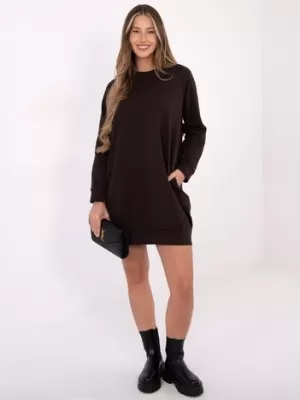 Рокля BASIC FEEL GOOD RV-TU-5184.93P ТЪМНО КАФЯВО