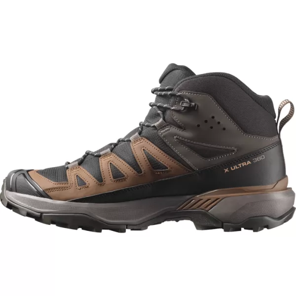  Мъжки обувки SALOMON X ULTRA 360 MID GORE-TEX L45473200 ЧЕРНА/ТЪМНА ЧАЙКА СИВА/ТЪМНА ЗЕМЯ 