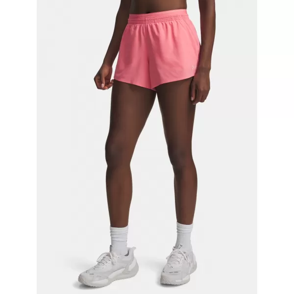  Дамски шорти UNDER ARMOUR VANISH WOVEN 3IN SHORTS 6009965-600 РОЗОВО 