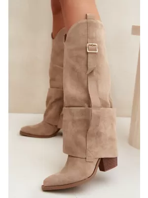 Дамски боти BOTO 7699A КАКИ