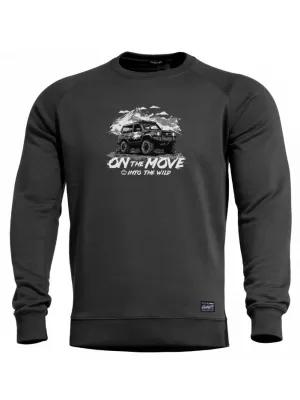 Мъжки пуловер PENTAGON HAWK ON THE MOVE K09019-OM ЧЕРЕН