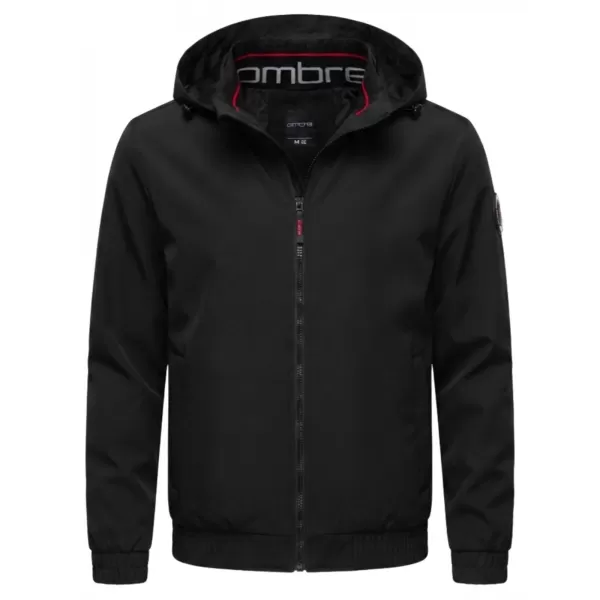  Мъжко яке OMBRE C585 ЧЕРЕН 