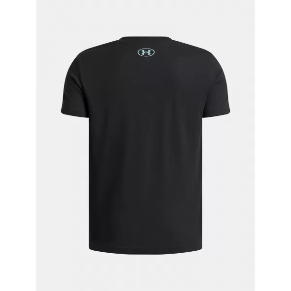  Момчешка тениска UNDER ARMOUR B LOGO WM COLLAGE SS 6009271-001 ЧЕРЕН 