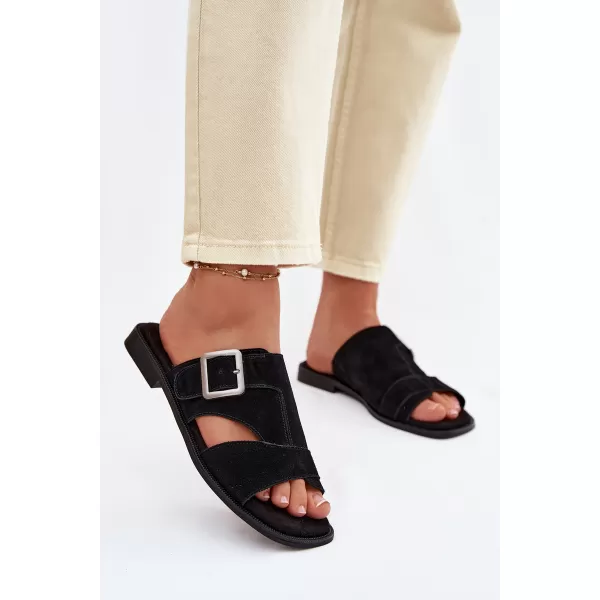  Дамски чехли BIG STAR SHOES TT274477 ЧЕРЕН 