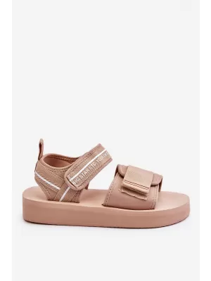Дамски сандали BIG STAR SHOES LL274787 БЕЖОВО