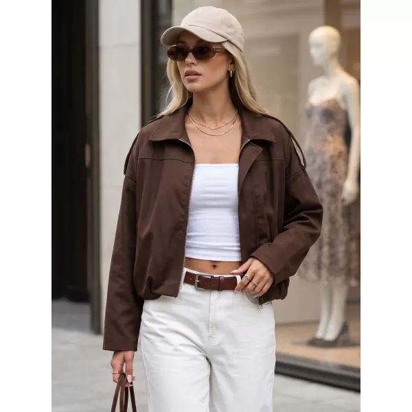  Дамско яке DSTREET TY5956 КАФЯВО 