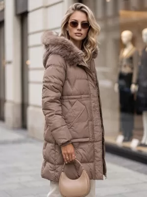 Дамско яке DSTREET TY5821 КАКИ