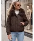 Дамско яке DSTREET TY6040 КАФЯВО