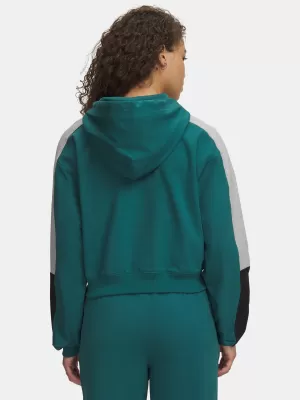 Дамски суичър UNDER ARMOUR SPORT TERRY TREND HOODIE 6009705-338 ЗЕЛЕНО