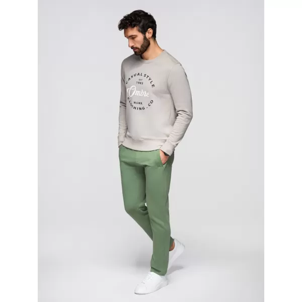  Мъжки спортен панталон OMBRE OM-PABS-0304 ЗЕЛЕНО 