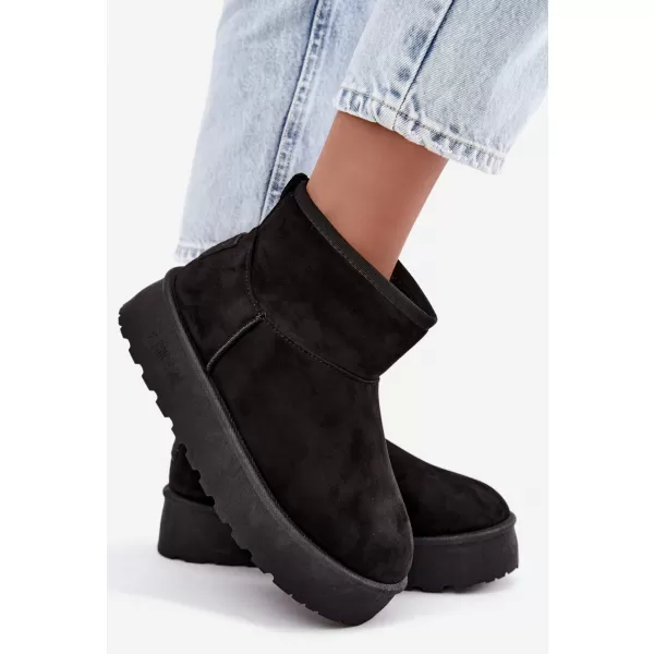  Дамски снежни човеци BIG STAR SHOES UU274222 ЧЕРЕН 