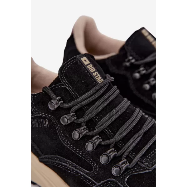  Мъжки кецове BIG STAR SHOES OO174321 ЧЕРЕН 