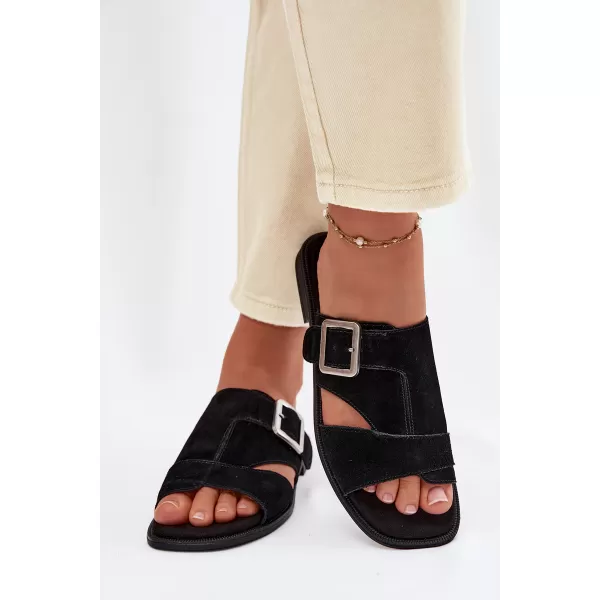  Дамски чехли BIG STAR SHOES TT274477 ЧЕРЕН 
