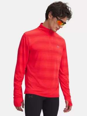 Мъжка тениска UNDER ARMOUR VELOCITI 1/4 ZIP 6010887-713 ЧЕРВЕНО