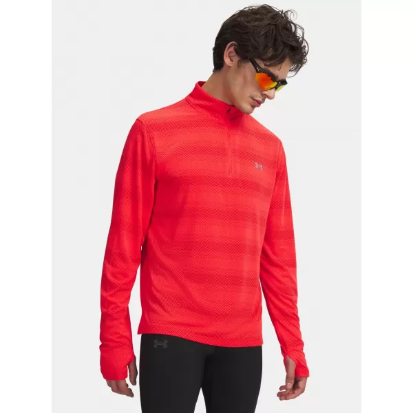  Мъжка тениска UNDER ARMOUR VELOCITI 1/4 ZIP 6010887-713 ЧЕРВЕНО 