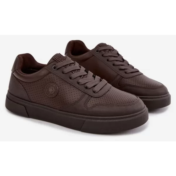  Мъжки кецове BIG STAR SHOES UU174326 КАФЯВИ/БЕЖОВИ СЕНКИ 