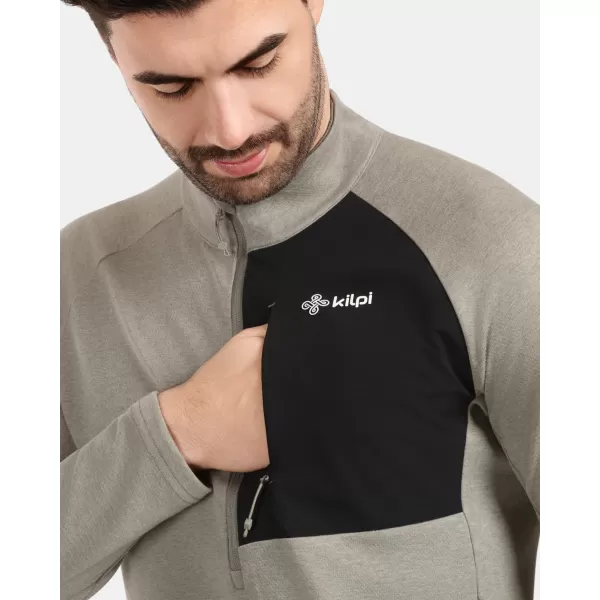  Мъжки поларен суичър KILPI MONTALE-M 1M0203KI ЗЕЛЕНО 