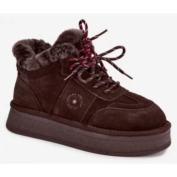 Дамски снежни човеци BIG STAR SHOES UU274312 ШОКОЛАД 
