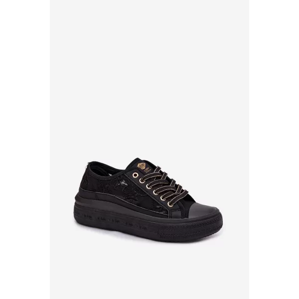  Дамски кецове LEE COOPER LCW-26-44-4479 ЧЕРЕН 