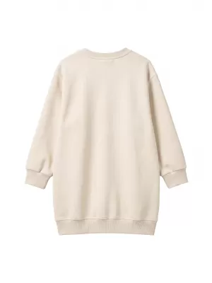 Суичър рокля за момиче URBAN CLASSICS UCK8565-02903 БЯЛ ПЯСЪК