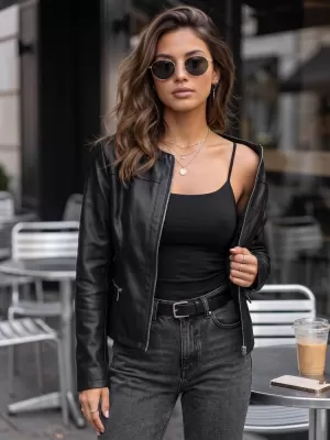 Дамско яке DSTREET TY5721 ЧЕРЕН