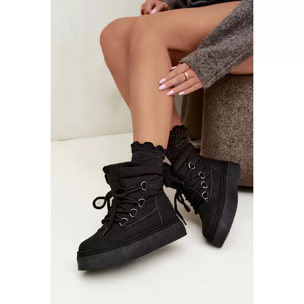  Дамски снежни човеци BIG STAR SHOES UU274189 ЧЕРЕН 