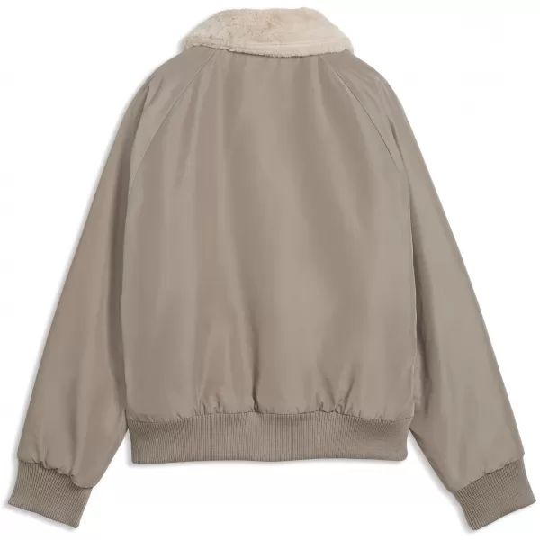  Дамско яке PUMA REVERSIBLE BLOUSON HIGH LOFT LINING JACK 69456681 МИШО СИВО 