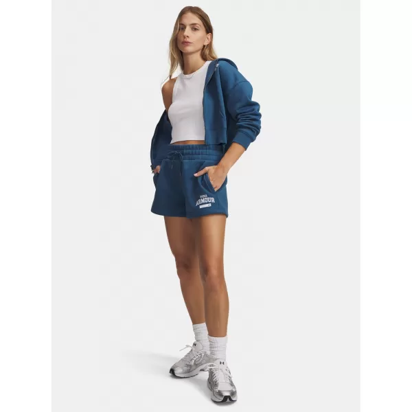  Дамски шорти UNDER ARMOUR ICON FLC NOV SHORT 6010982-498 СИНЬО 
