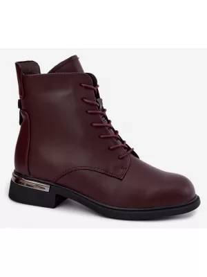 Дамски боти до глезена VINCEZA 86450 БОРДО